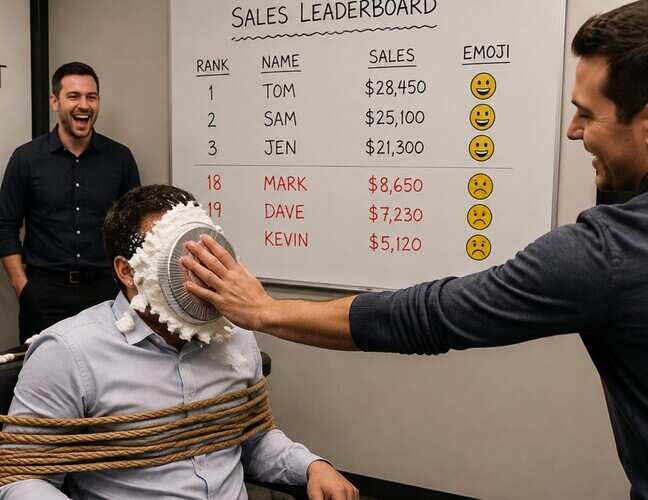 Low-performing staff tied to chairs & hit with cream pies, claims lawsuit against US company