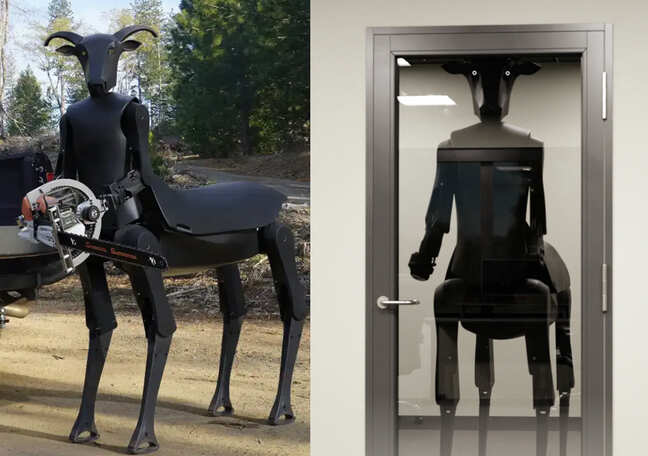 Startup builds robot with horns, chainsaw to save people during disasters