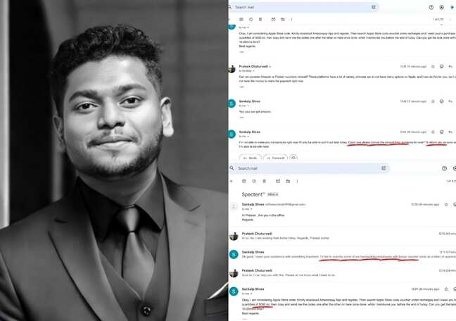 Scammer impersonates startup founder, tries to dupe employee of ₹25,000