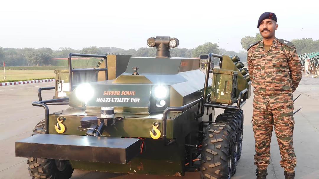 Indian Army unveils indigenous SapperScout RP 2.0 UGV