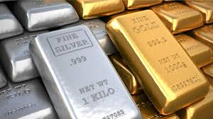 Gold prices fall, silver jumps for 2nd day in a row