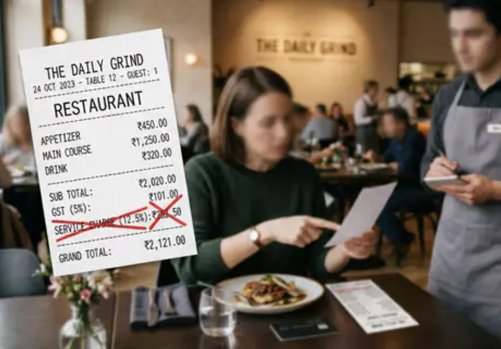 Restaurants can't add service charge to bills without informing customers: Govt body in warning