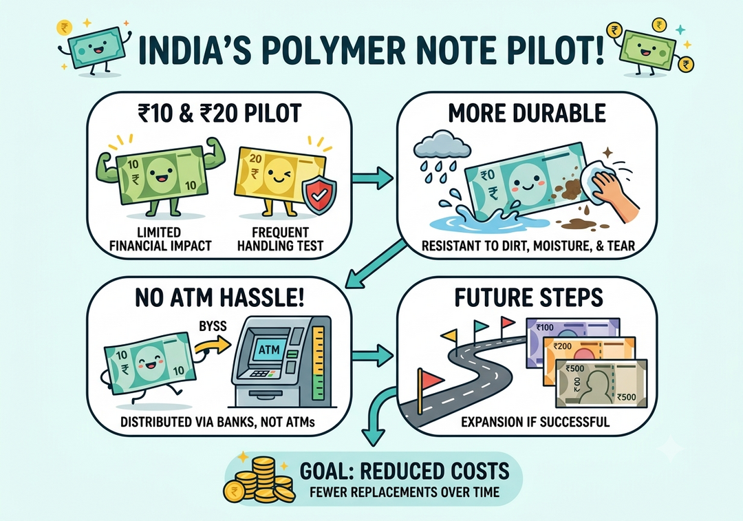 Why RBI is testing plastic ₹10 and ₹20 notes?