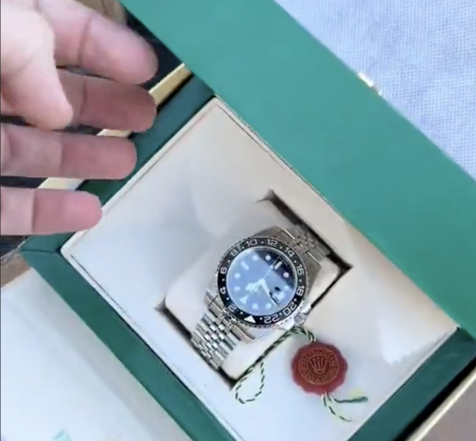 New Rolex watch found in pile of trash amid protests in France | To watch the video