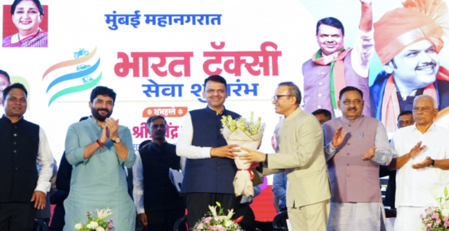 Maharashtra launches Bharat Taxi at Navi Mumbai airport