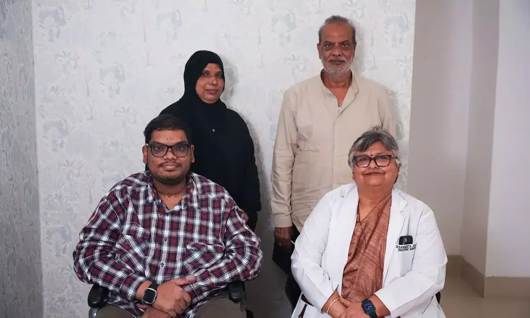 25-year-old Hyderabad driver walks again after rare tumour surgery