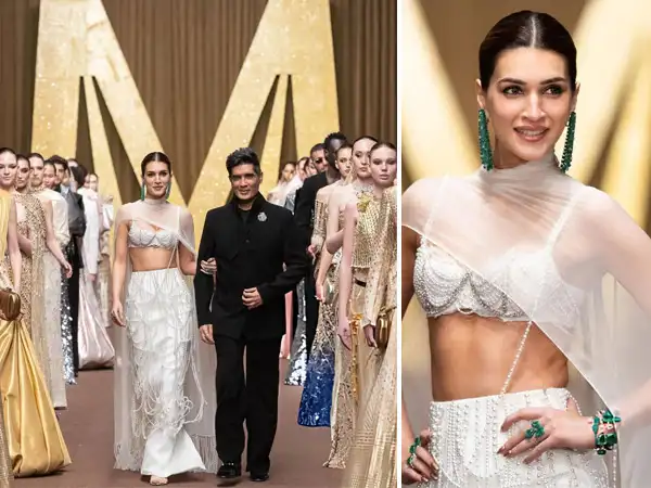 Kriti Sanon stuns as showstopper for Manish Malhotra in Dubai