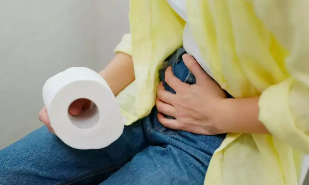 Constipation caused by low fiber, dehydration; diet, exercise help