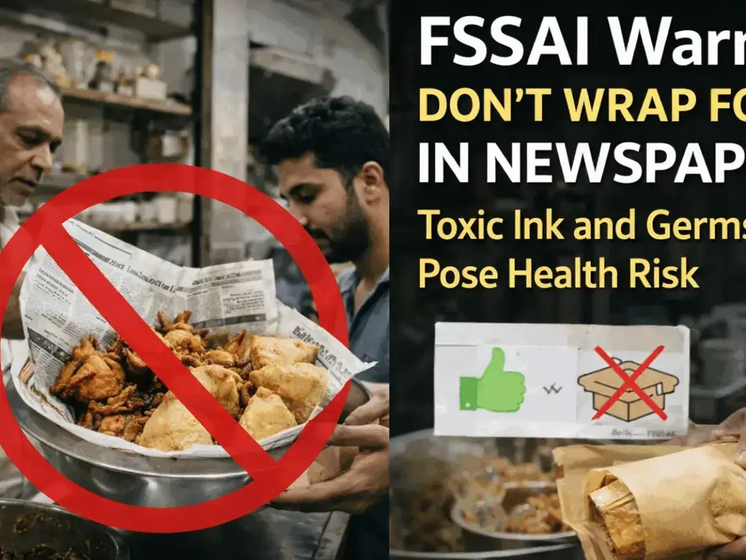 FSSAI flags health dangers of newspaper food packaging