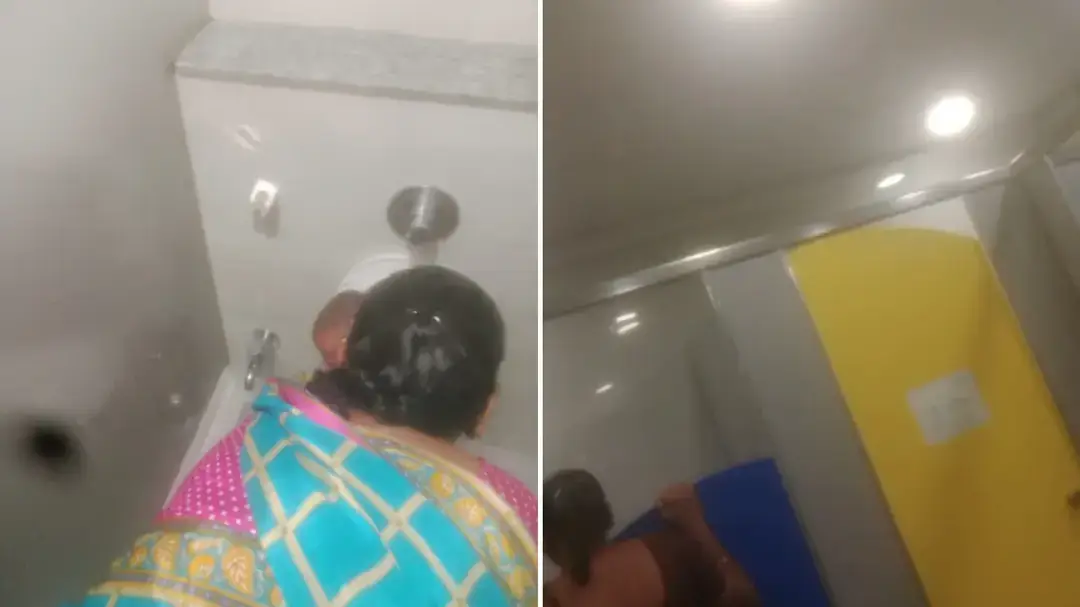 Water sprayed into mouths of toddlers with toilet jet sprays at daycare at Capgemini B'luru campus
