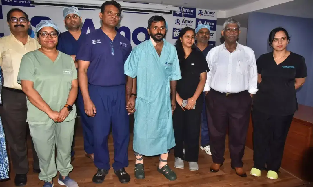 34-yr-old man walks again after 3 years following rare surgery