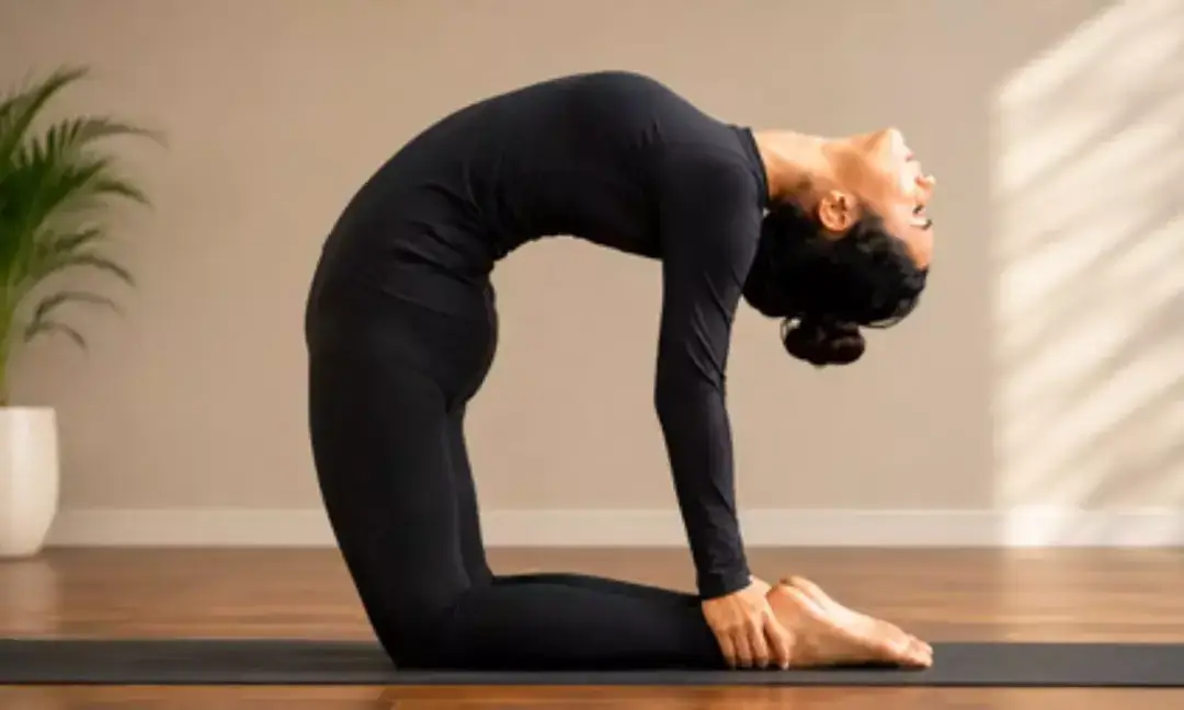 Ustrasana: Boost spine flexibility, digestion and mental calm