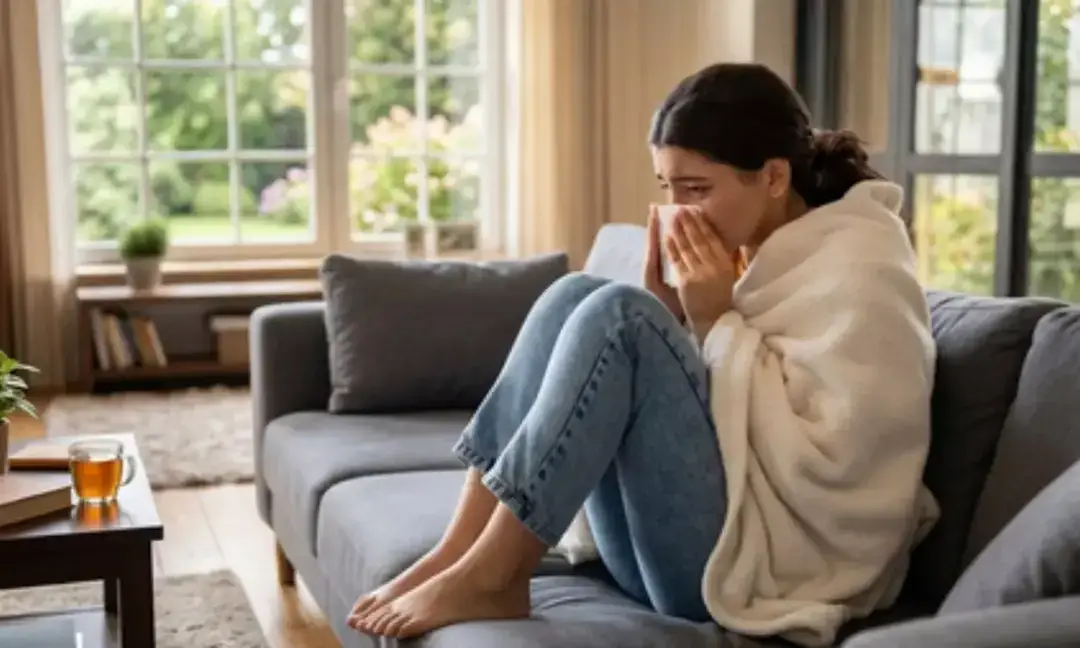 What are the common symptoms of swine flu?