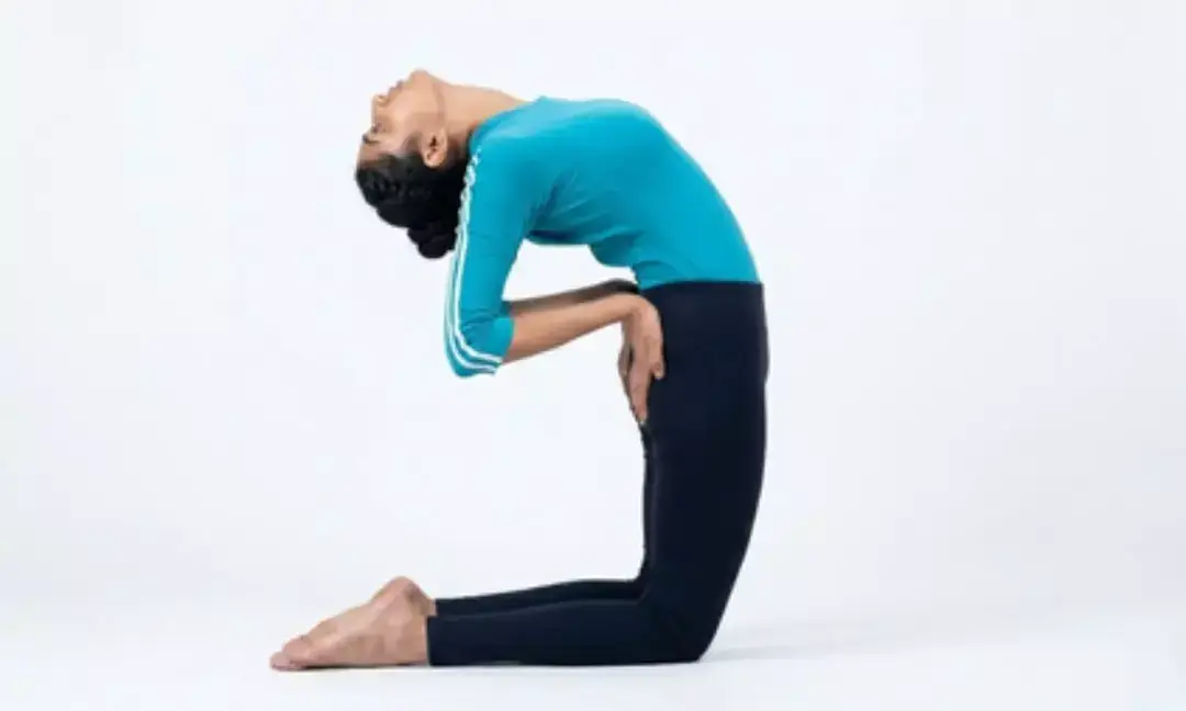 Ardha Ustrasana: Simple Yoga pose to ease back, neck stress