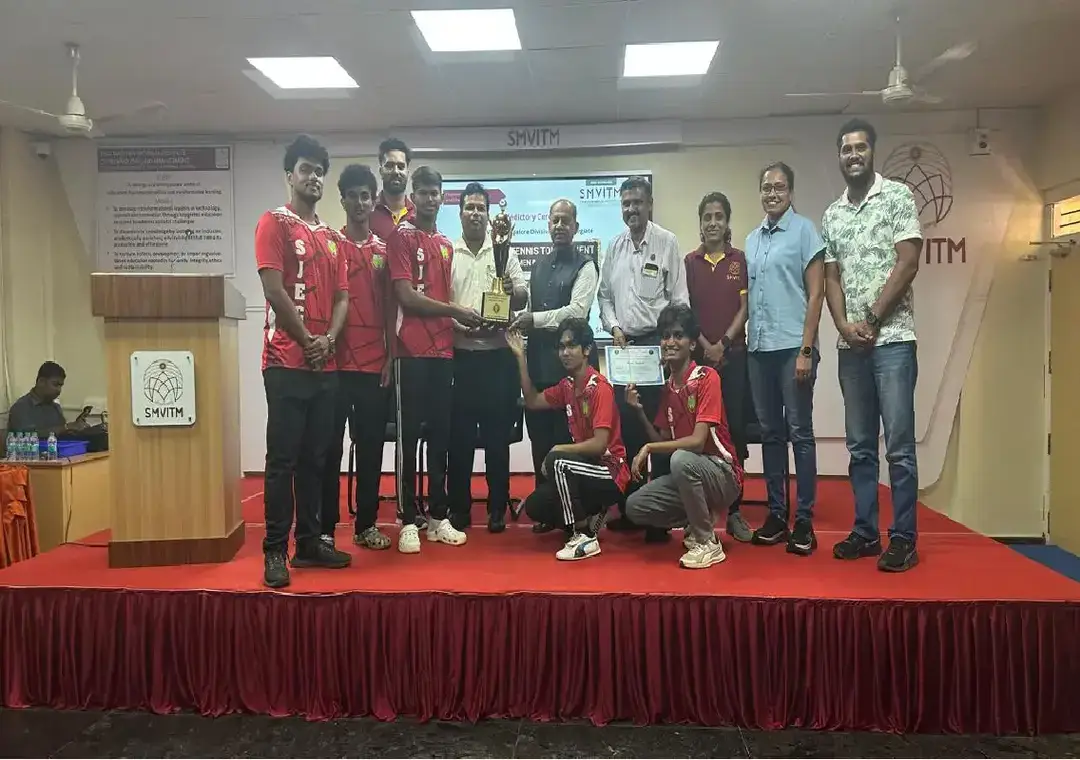 SJEC men's team wins top spot in VTU Table Tennis Tournament | Tap to know more 