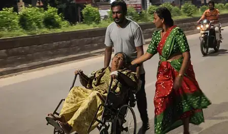 Telangana man wheels ailing mother to MLA’s home over delay